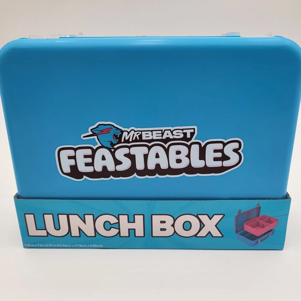 Mr. Beast Feastables World's Coolest Lunch Box Dishwasher/Microwave/Freezer Safe